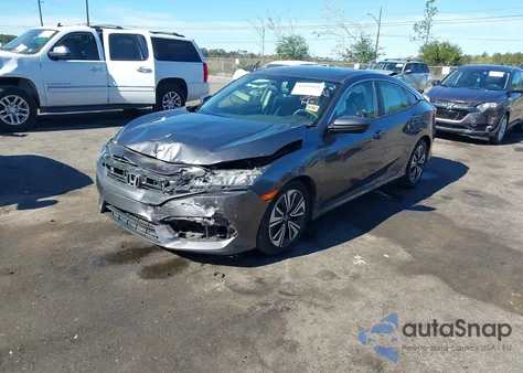 2018 Honda Civic Ex-T from USA, damaged, VIN JHMFC1F36JX008281